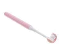 Brosse à Dents Manuelle Trois Faces, 3 Têtes, Pp, Rose | Design Enveloppant en U, Nettoyage des Dents, Prise Confortable, pour Usage Domestique Quotidien
