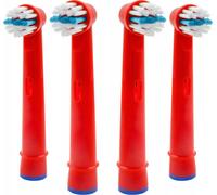 Brosse à dents Oral-B Kids Stages, jeu de 4 compatibles avec la brosse à dents électrique