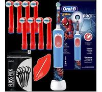 Brosse à dents électrique - Oral B - Vitality Pro 103 Spiderman - Enfant rechargeable 2 modes avec accessoires