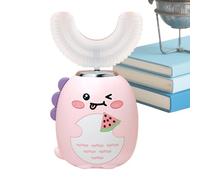 Brosse à dents pleine bouche pour - Brosse à dents électrique en forme de U avec 3 modes et minuteries | Entretien quotidien imperméable des dessins animés pour garçons et filles âgés de 2