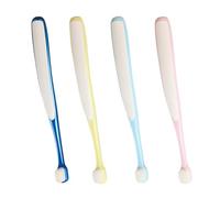 Brosse à dents pour animaux de compagnie, brosse à dents de chat | Suscension de dent à tête douce 4x | Kit de brossage des dents à poils souples Wide Head Pet Care Soins buccaux pe