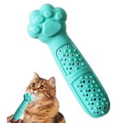 Brosse à dents pour chat | Jouet interactif en caoutchouc à mâcher pour chat - Jouet de dentition résistant aux morsures - Fournitures pour animaux de compagnie - Divertissement pour le