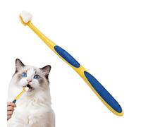 Brosse à dents pour chat | Outil de nettoyage à poils souples,Brosse à dents pour petit chien | Chatons, chiots, senior, petite race, grande race, santé des animaux, mauvaise