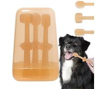 Brosse à dents pour chien, brossage des dents de chien et de chat, 3 pièces Brosse à dents pour animaux de compagnie, brosse à dents pour chien, détachant à dents avec poils f