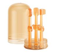 Brosse à Dents pour Chien | Brosse à Dents pour Chiots | Kit de 3 Pièces Soins Dentaires pour Chiens Grandes Moyennes Petites Races Chiot contre Mauvaise pour Domicile et Voyage