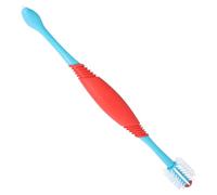 Brosse À Dents Pour Chien, Brosse Double Tête Pour Chiots, Soin Complet 360° pour Chiot - Usage Quotidien, Multi-Animaux, Voyage, Extérieur et Maison