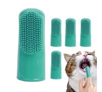 Brosse À Dents Pour Doigts De Chien 5PCS Brosse À Doigts Orale En Silicone Pour Animaux De Compagnie Pour Chats Et Chiens, Outil De Nettoyage Des Dents Doux Et Durable, Élimination Rapide De La