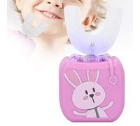 Brosse À Dents Pour Enfants En Forme De U, Brosse De Nettoyage Des Dents Électrique Intelligente Avec Motif Mignon Pour Les Enfants De 8 À 14 Ans, Outil De Soins Bucco Dentaires(Rose)