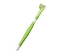 Brosse à dents pour petit chien, brosse à dents pour chiot à poils souples - 3 têtes Petit chien Brosse à dents 3 côtés | Brosse de soins d'hygiène buccale pour chat, facile à saisir, pour animaux dom