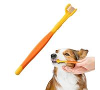 Brosse à dents pour petits chiens, pour petits chiens, brosse à dents à trois côtés, brosse à dents de nettoyage à poils souples, pour l'hygiène buccale des chatons