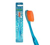 Brosse à dents R.O.C.S. Junior (6-12 ans) - Développée en collaboration avec des dentistes pédiatriques-Couleurs vives - Poils doux - Système de brossage des dents sûr