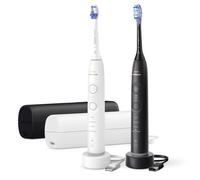 Brosse à dents - PHILIPS - HX7429/02 - Sonicare - Double manche Serie 7100 - Blanc & Noir - Eléctrique