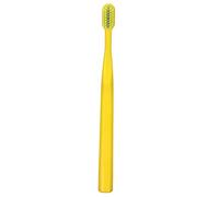 Brosse à dents, série jaune, paquet de cinq, nettoyage des dents, couleur vive, poignée ergonomique, personnes de tous âges et des deux sexes.