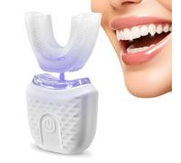 Brosse À Dents Sonique,En Forme U,3 Niveaux D'Intensité, Minuterie 45 S,Étanche Ipx7,Brosse À Dents Électrique À Ultrasons Pour Adultes