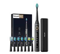 Brosse à Dents Sonique Fairywill Électrique IPX7 Étanche Noire