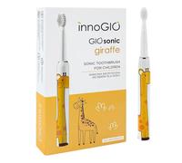 Brosse À Dents Sonique - Innogio - Inn000047 - Jaune - 20 000 Mouvements/Min - 4 Embouts