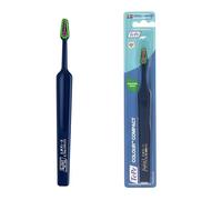Brosse à dents TePe Colour Compacte, Extra-Souple, Bleu Foncé, 1pc, brins souples pour un nettoyage efficace et en douceur, Brosse à dents Extra-Souple pour adultes et enfants.