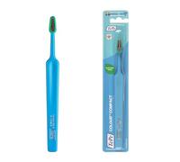 Brosse à dents TePe Colour Compacte, Extra-Souple, Turquoise, 1pc, brins souples pour un nettoyage efficace et en douceur, Brosse à dents Extra-Souple pour adultes et enfants.