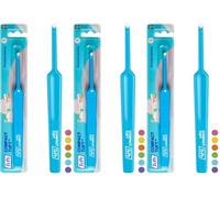 Brosse à dents TePe Compacte Tuft, 1pc, nettoyage précis des zones difficiles d'accès, brosse mono-touffe idéale pour le nettoyage des implants et des appareils dentaires. (Lot de 3)
