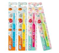 Brosse à dents TePe Mini, Extra-Souple, Couleurs assorties, 1pc, brosse à dents pour enfants, brins Extra-souples pour un nettoyage efficace et en douceur, de la première dent jusqu'à 3 ans