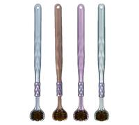 Brosse à dents triple face - Nettoyeur à poils doux de 12 g, poignée sensorielle antidérapante, brosse multi-élimination, nettoyeur de dents et de gencives | Soin pour adultes et