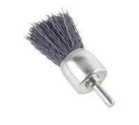 Brosse à disque métallique, Roue métallique, brosse, meuleuse d'angle, perceuse électrique, tête en cuivre SS de 6mm, plusieurs tailles(25.0*29*71mm)