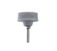 Brosse à disque pour perceuse électrique de 5,1 cm, 1 pièce en caoutchouc métallique de 5,1 cm, électrique avec une bonne élasticité et ténacité, peut être utilisée pour la finition du métal (blanc)