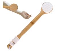 Brosse à dos à long manche pour douche, brosse de bain en forme de patte de chat à longs manches pour personnes âgées | Brosse de nettoyage du corps avec velours doux et dense pour femmes et hommes