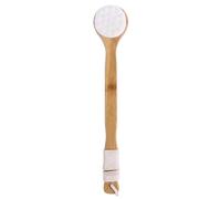 Brosse à dos avec long manche pour la douche | Brosse de nettoyage du corps pour pattes de chat - Brosse de bain avec manches longues pour personnes âgées - Brosse de douche pour le dos avec velours