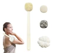 Brosse à dos de douche - Longue poignée double face antidérapante pour un nettoyage en profondeur,Pour hommes et femmes Nettoyage du dos - Voyage à domicile