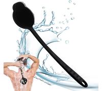 Brosse À Dos En Silicone Pour Douche Avec Long Manche-Brosse Corporelle Améliorée Pour Exfoliation Et Massage,Crée Plus De Mousse-Pour Homme Et Femme