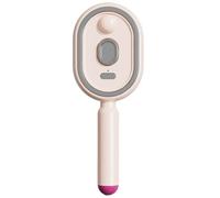 Brosse à eau pour cheveux - Peigne vibrant - avec coussin d'air électrique à lumière rouge, brosse à cheveux bouclés, pour filles et femmes, nettoyage du cuir chevelu à la maison, œillets