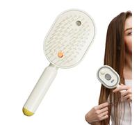 Brosse à eau pour les cheveux, peigne de massage avec vibration et pulvérisateur de brume - Avec peigne de massage lumineux et coussin d'air électrique | Pour femmes et filles Spa à la maison