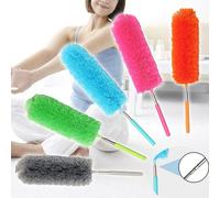 Brosse À Épousseter En Microfibre Réglable, Extensible, Climatisation, Meubles, Plumes, Pas De Poussière, Nettoyage Ménager, Y1m0