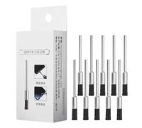 Brosse À Épousseter Pour Le Nettoyage - Élimination Précise Des Microparticules, Kit De Réparation Électronique De 10 Pièces, Poignée En Acier + Pointes À Poils Fins, Conductivité De Qualité Industrie