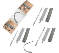 Brosse à épousseter télescopique avec tête amovible pour ventilateur de plafond et lit