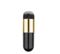 Brosse À Fond De Teint Chubby Dôme,Pinceaux De Maquillage Plats,Pinceau Cosmétique Professionnel,Pinceau À Surbrillance,Pinceau À Poudre En Vrac,Mode - Type Black Gold