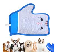 Brosse à gants de toilettage pour chat - Gants de lavage pour chiens | Lingettes grattoirs de nettoyage pour enlever le nettoyage des vêtements de tapis, un design à 2 voies qui augmente rapidement