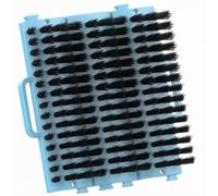 Brosse à Gratter pour Bétail Efficace, Bleu | Fixation Murale Facile, Panneau Grattage pour Bétail, En Plastique, paddock