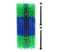 Brosse à gratter pour le dos du cheval - Brosse de nettoyage pour le soin des poils du dos - Brosse de nettoyage avec double vis pour cheval, mule, donkey, mouton