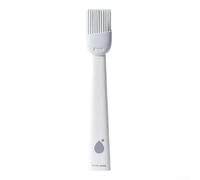 Brosse à huile en silicone pour barbecue, badigeonnage, viande, marinades, gâteau, pain, beurre, résistant à la chaleur, flexible, non utilisable en cuisine (blanc)