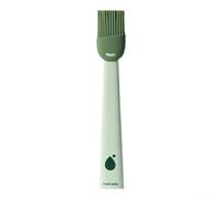 Brosse à huile en silicone pour barbecue, badigeonnage, viande, marinades, gâteau, pain, beurre, résistante à la chaleur, flexible, non utilisée en cuisine (vert)