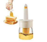 Brosse à huile pour cuisiner | Brosse épandeur d'huile avec bouteille | Brosse à huile de cuisine pour la conception économique des personnes âgées, stockage pratique