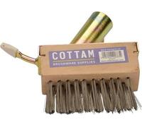 Brosse à joints avec griffe métallique - Désherbage performant pour pavés et carrelages