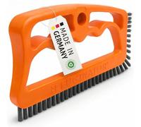 FUGINATOR® Brosse à joints - Brosse de nettoyage pour le nettoyage des joints dans la salle de bain, les WC, la cuisine, etc. - Nettoyage des carreaux muraux et de sol - Brosse pratique pour joints et