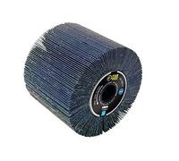 Far Tools Brosse à lamelles abrasives A120 Ø120 mm L100 mm Oxyde de zirconium grain 120