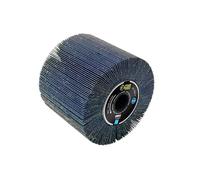 Brosse à lamelles abrasives en oxyde de zirconium - grain 120 - 120 x 100 mm FARTOOLS
