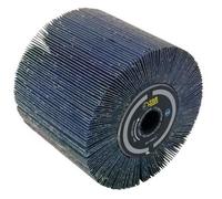 Far Tools Brosse à lamelles abrasives A120 Ø120 mm L100 mm Oxyde de zirconium grain 120