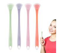 Brosse à langue en silicone - 18 x 5 x 3 cm, 4 pièces, nettoyant buccal doux, rafraîchissant l', outil d'hygiène doux | Parfait pour adultes, adolescents, filles, g