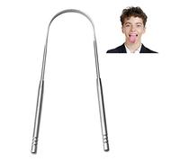 Brosse À Langue - Nettoyant Pour Grattoir À Langue, Grattoir À Langue | Gratte-langue Portable Réutilisable En Acier Inoxydable, Réduit La Mauvaise Haleine Et Maintient Les Soins Bucco-dentaires.